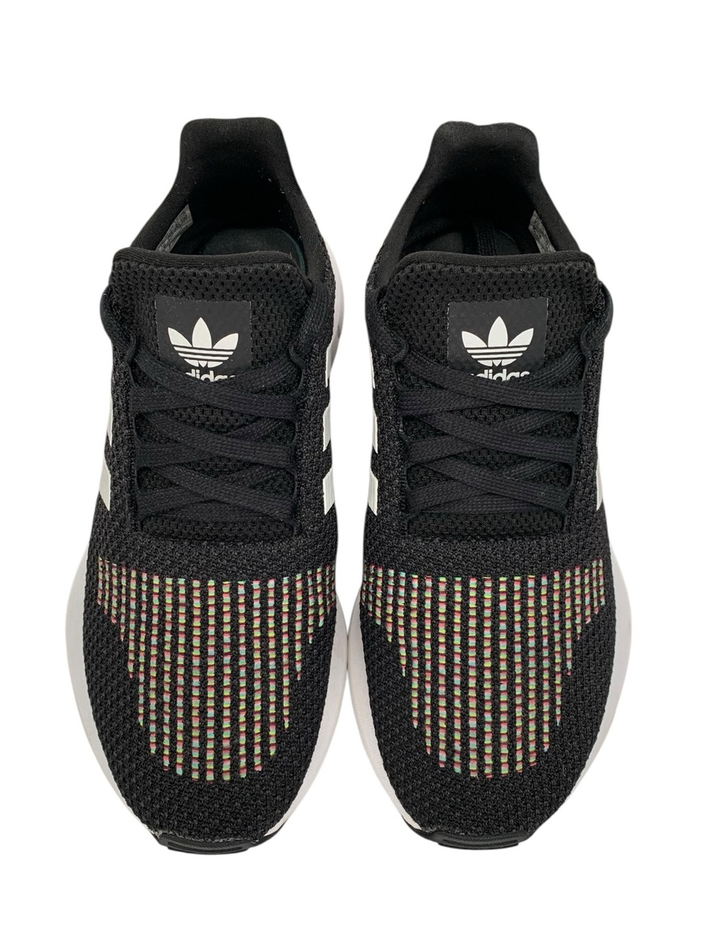 Adidas Black Rainbow Swift Run Sneakers (Jogging Running Walking)